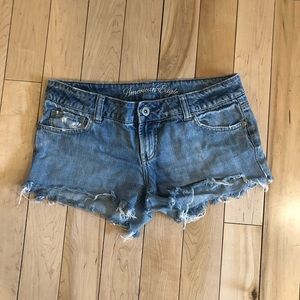 Jean cut off shorts